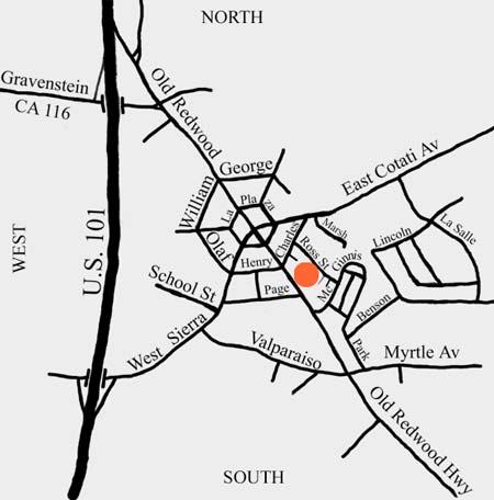 Cotati Street Map